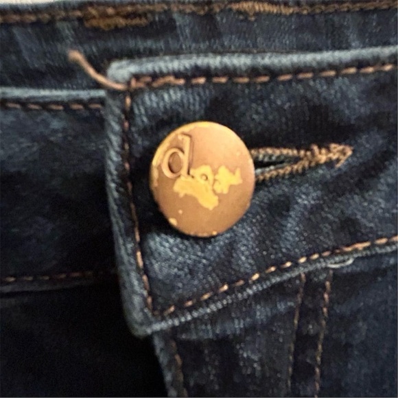 D. Jeans Women's Size 6 Blue Rolled-Up Cuff Denim Jeans Medium Wash - Picture 7 of 9